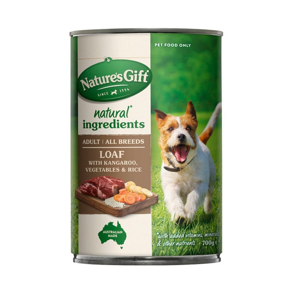 Nature's Gift Kangaroo Rice And Vegetable Dog Food | 700g