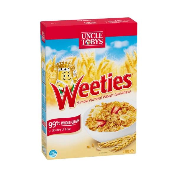 Uncle Tobys Vita Weeties Breakfast Cereal | 510g