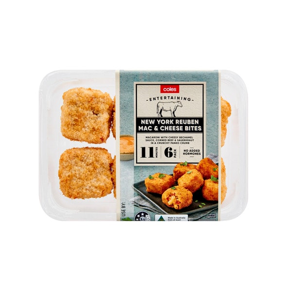 Coles Reuben Mac N Cheese Bites | 210g