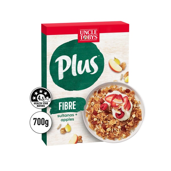 Uncle Tobys Plus Fibre Breakfast Cereal | 700g