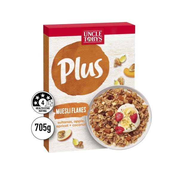 Uncle Tobys Plus Muesli Flakes | 705g