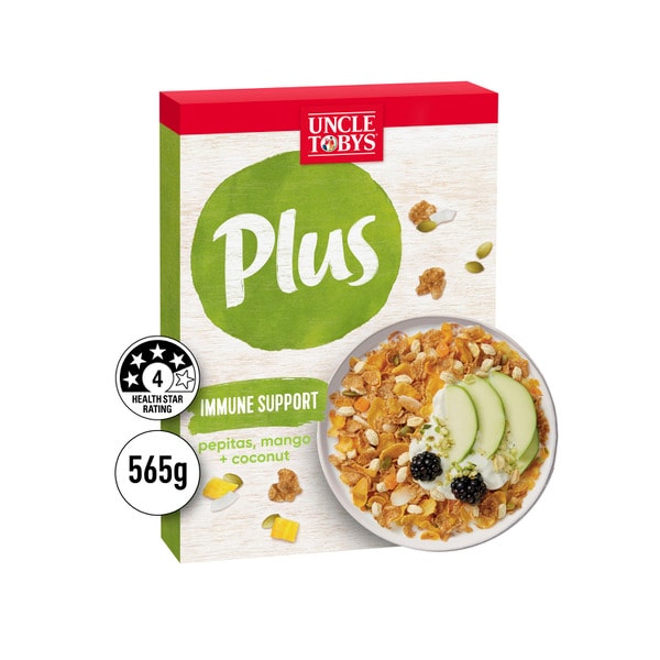 Uncle Tobys Plus Immune Support Breakfast Cereal | 565g