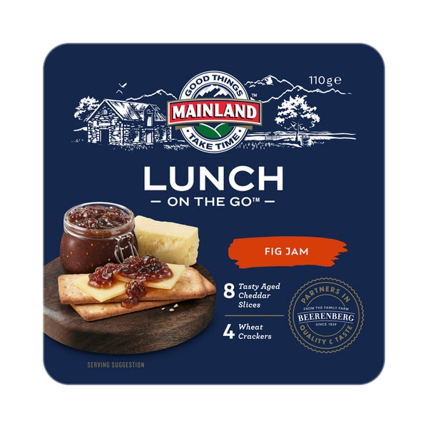 Mainland Cheese On The Go Lunch Fig Jam | 110g