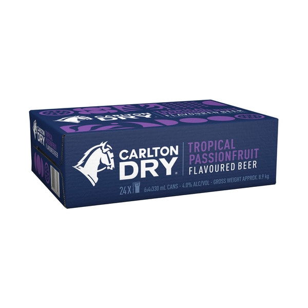 Carlton Dry Tropical Can 330mL | 24 Pack
