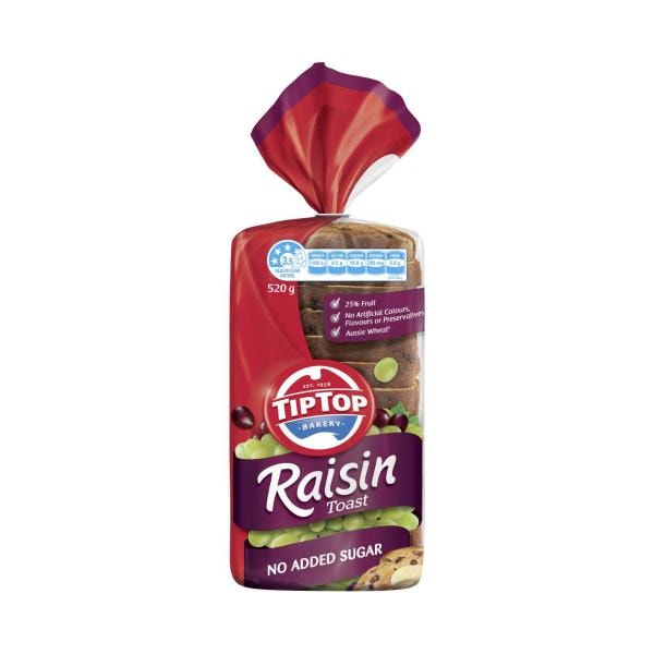 Tip Top Raisin Toast Bread | 520g