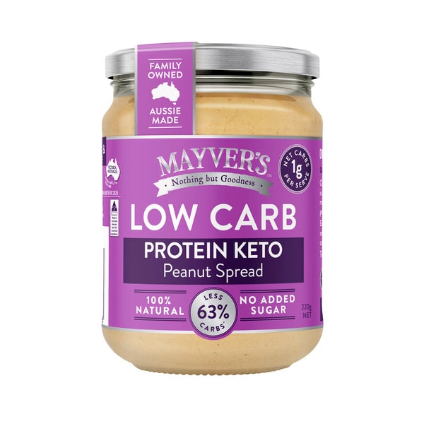 Mayvers Low Carb Protein Keto Peanut Spread | 220g