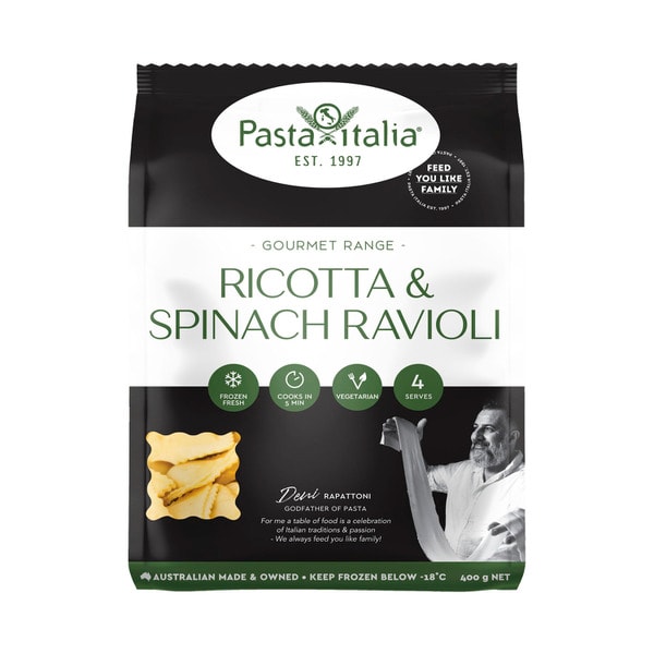 Pasta Italia Ricotta & Spinach Ravioli | 400g