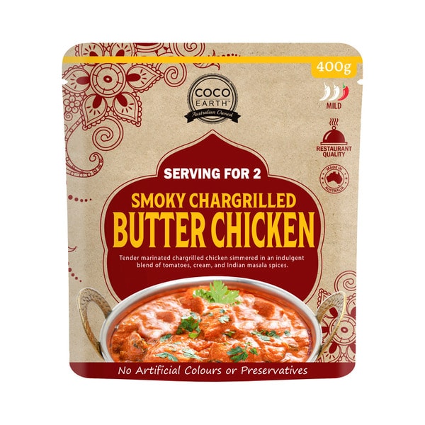 Coco Earth Smoky Charcoal Butter Chicken | 400g