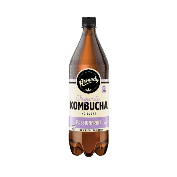 Remedy Kombucha Passionfruit | 1.25L