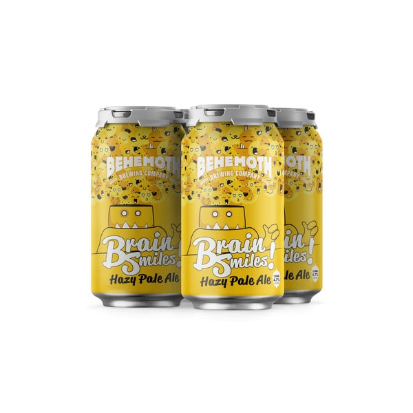 Behemoth Brewing Brain Smiles Hazy Pale Ale Can 330mL | 4 Pack