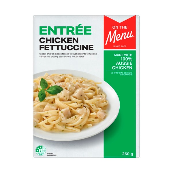 On The Menu Chicken Fettucine | 260g
