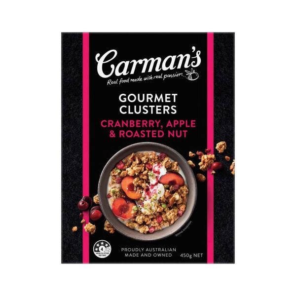 Carmans Gourmet Clusters Cranberry Apple & Roasted Nut | 450g