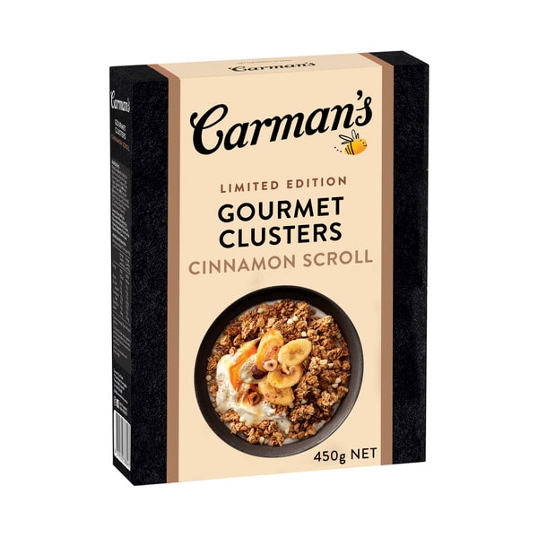 Carmans Gourmet Clusters Cinnamon Scroll | 450g