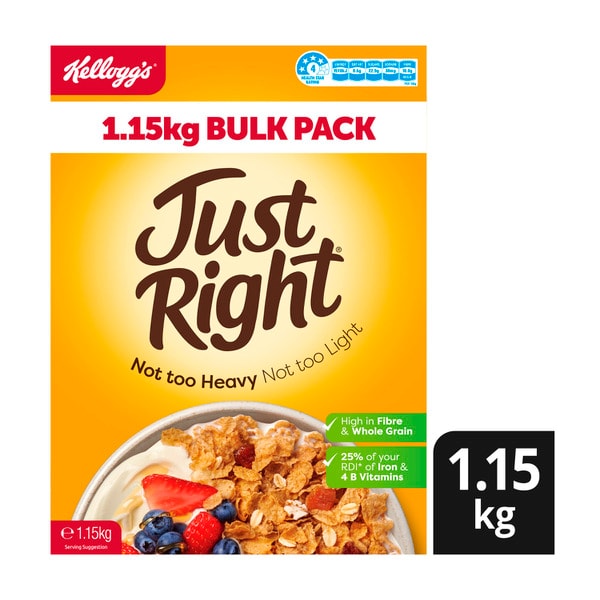 Kellogg's Just Right Original Breakfast Cereal | 1.15kg