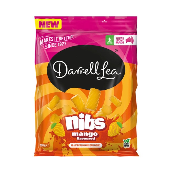 Darrell Lea Mango Nibs | 200g