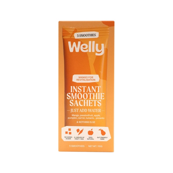 Welly Instant Smoothie Mango for Revitalisation Multipack 5X22g | 110g