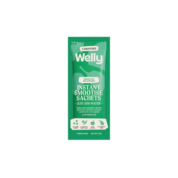 Welly Instant Smoothie Green for Recharging Multipack 5X22g | 110g
