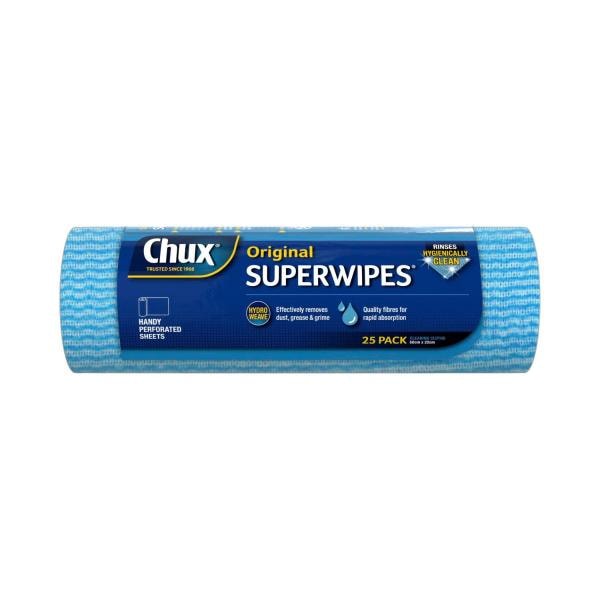 Chux Superwipes Cloth Handy Roll | 25 pack