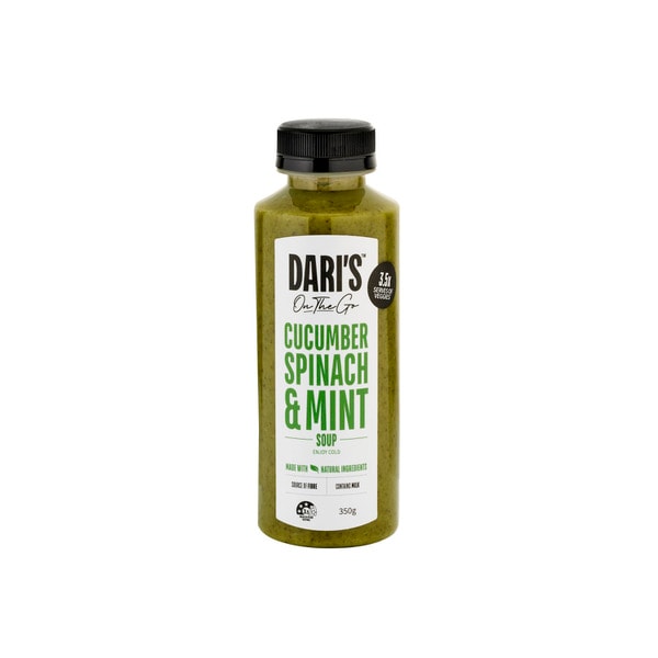 Dari's On The Go Cucumber Spinach & Mint | 350g