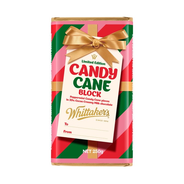 Whittaker's Block Chocolate Candy Cane | 250g
