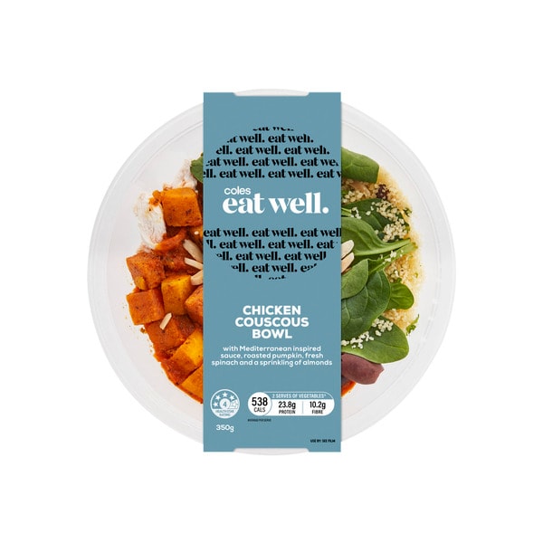 Coles Eat Well Chicken Couscous Bowl | 350g