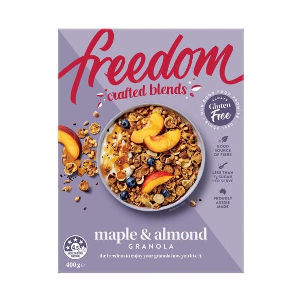 Freedom Crafted Blends Maple & Almond Granola | 400g