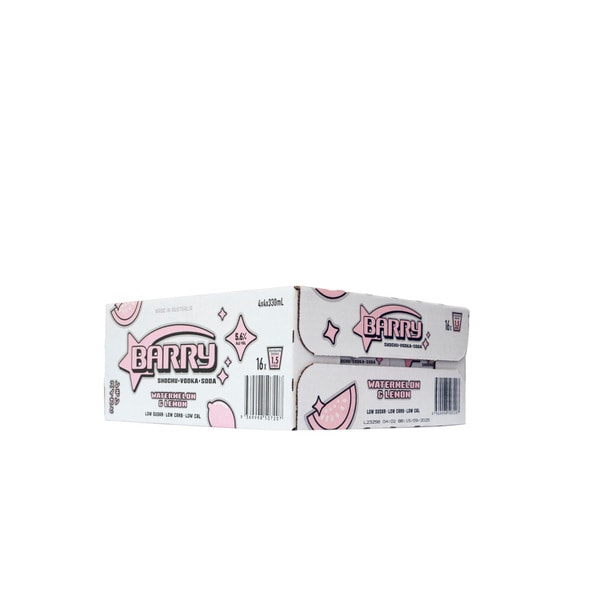 Barry Watermelon & Lemon Can 330mL | 16 Pack