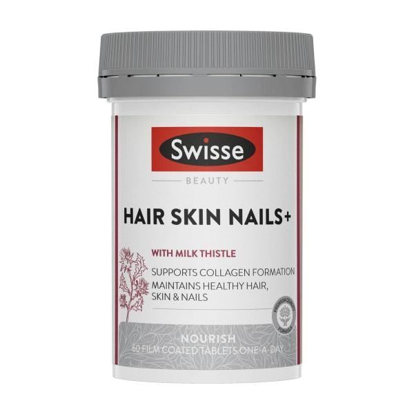Swisse Beauty Hair Skin Nails+ For Beauty From Within | 60 pack