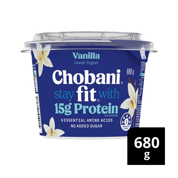 Chobani Fit High Protein Greek Yogurt Vanilla | 680g