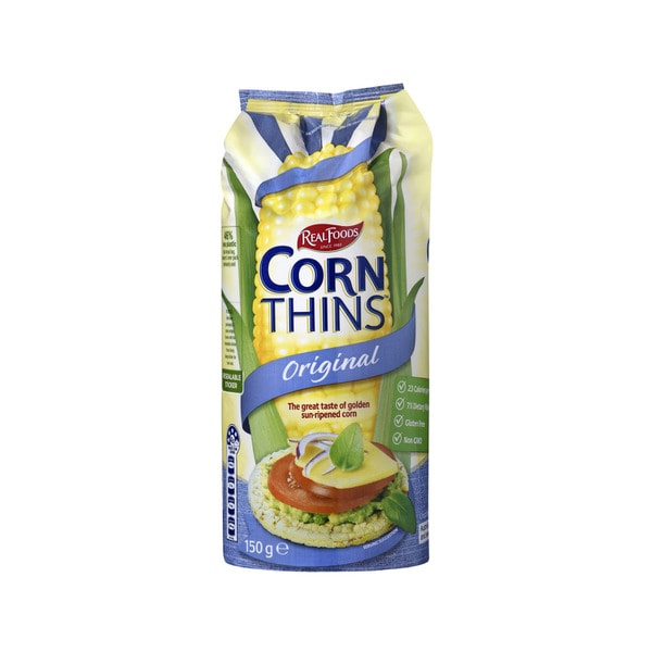 Real Foods Original Corn Thins | 150g