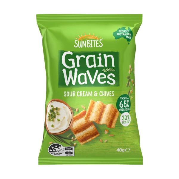 Smiths Grainwaves Chips Sour Cream Chives | 40g