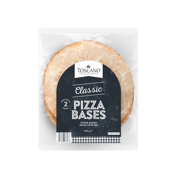 Toscano Classic Pizza Bases | 2 Pack