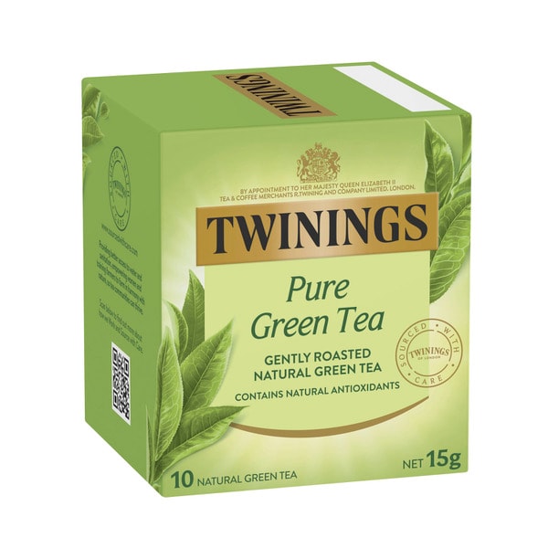Twinings Pure Green Tea Bags 10 pack | 15g
