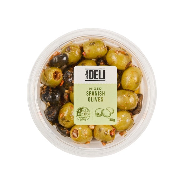 Coles Spanish Olive Mix | 110g