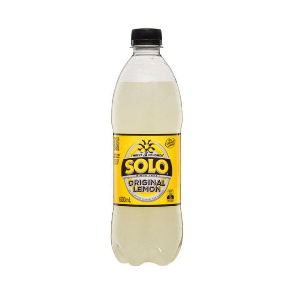 Solo Thirst Crusher Original Lemon Soft Drink Bottle | 600mL
