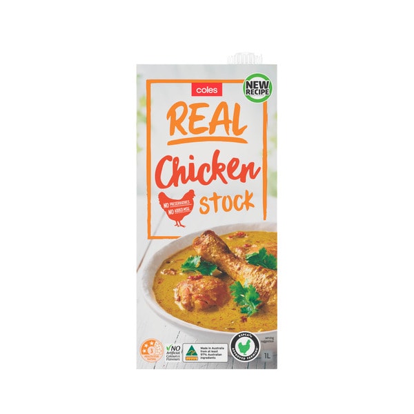 Coles Liquid Real Stock Chicken | 1L