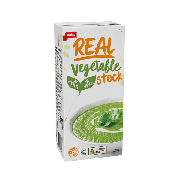 Coles Liquid Real Stock Vegetable | 1L