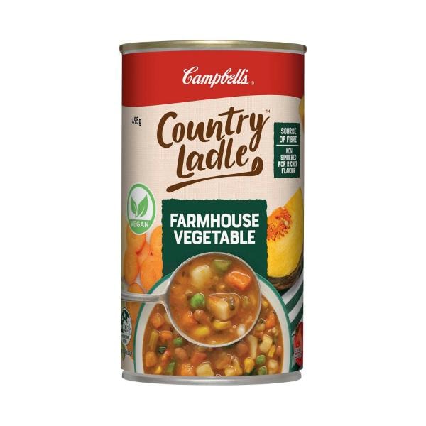 Campbell's Country Ladle Soup Can Farmhouse Vegetable | 495g