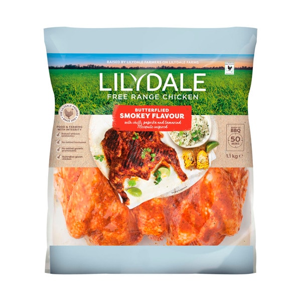 Lilydale Smokey Split Chicken | 1.1kg