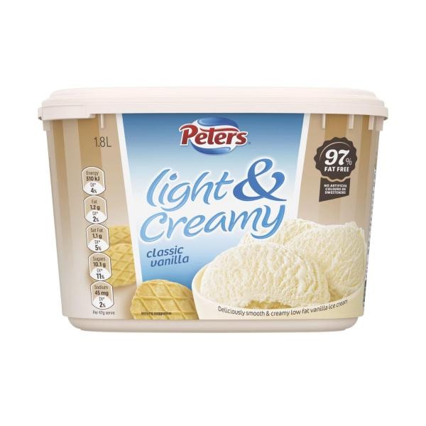 Peters Light & Creamy Classic Vanlla Ice Cream | 1.8L