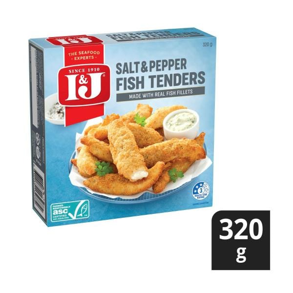 I&j Fish Tenders With Salt & Pepper | 320g