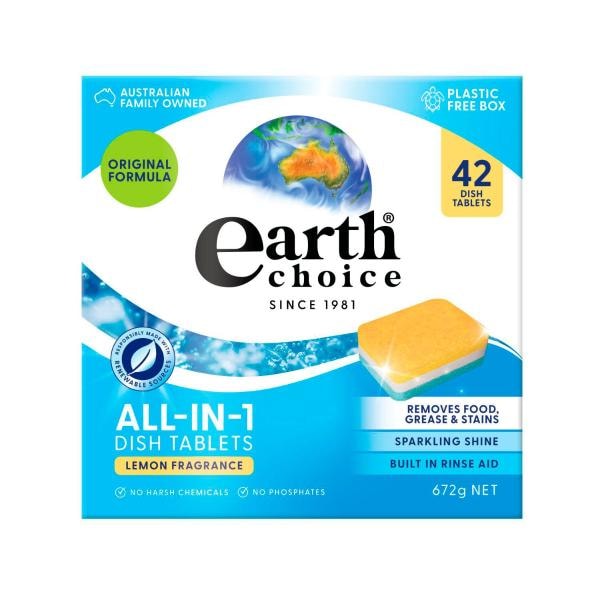 Earth Choice All in One Original Dishwasher Tablets | 42 pack