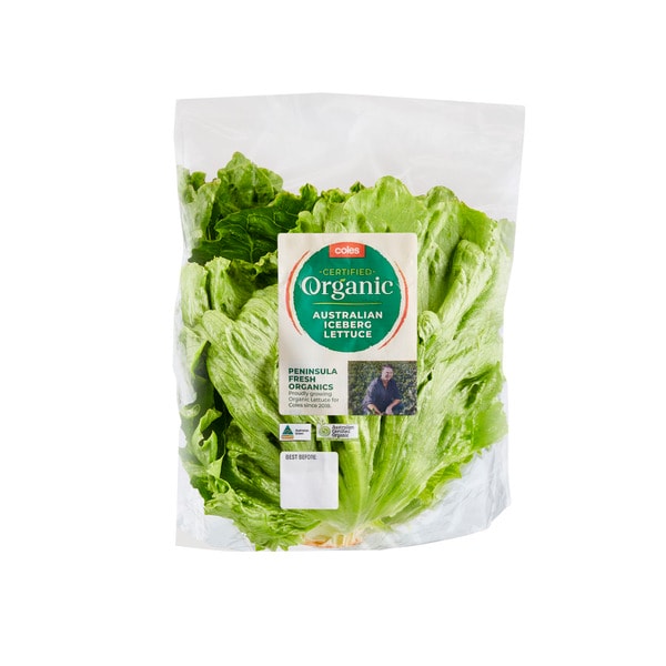 Coles Organic Iceberg Lettuce | 1 each