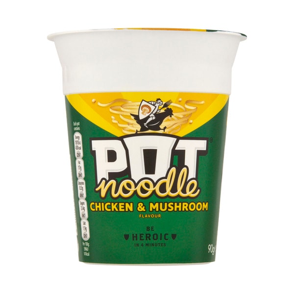 Pot Noodle Chicken & Mushroom Flavour Noodles | 94g