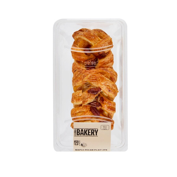 Coles Maple Pecan Plait | 2 pack