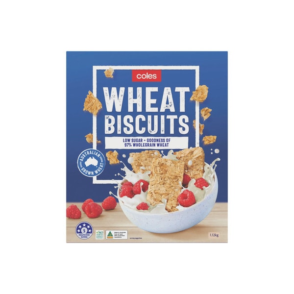 Coles Wheat Biscuits | 1.12 kg