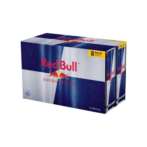 Red Bull Energy Drink Multipack Cans 8x250mL | 8 pack