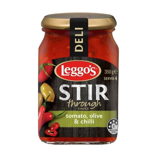 Leggo's Stir Through Tomato Olive Chilli Sauce | 350g
