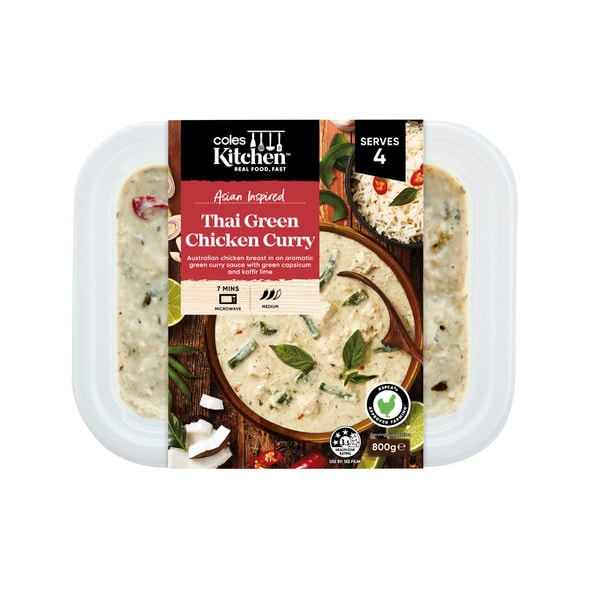Coles Kitchen Thai Green Chicken Curry Sauce | 800g