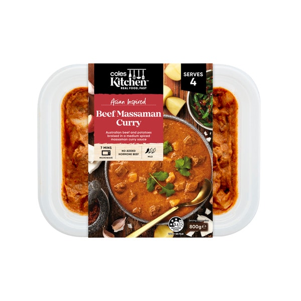 Coles Kitchen Beef Massaman Curry Sauce | 800g